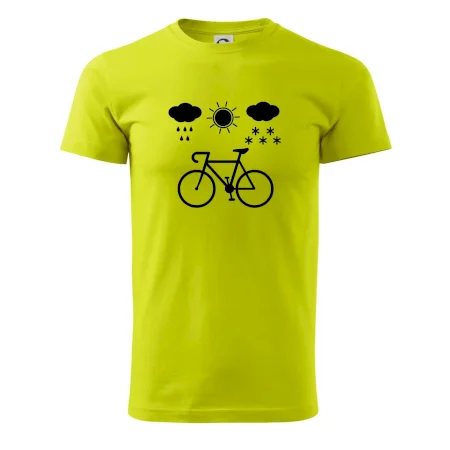 Cyklista za každého počasia