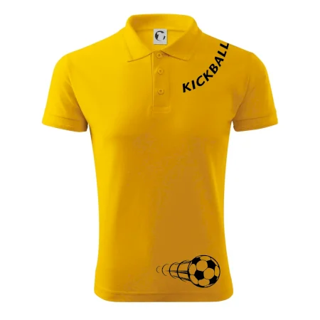 Kickball nápis šikmo