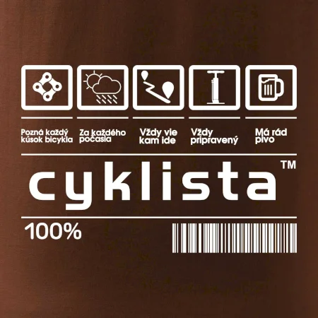 Čiarový kód - cyklista