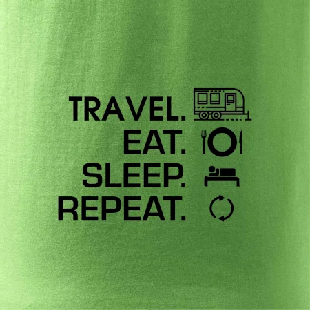Eat sleep travel - Veľký príves