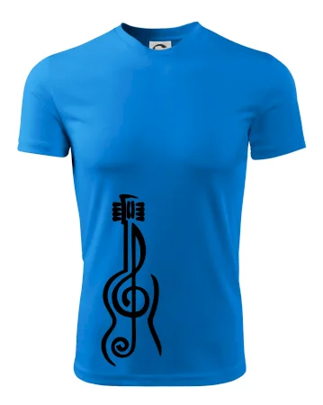 Husľový kľúč gitara