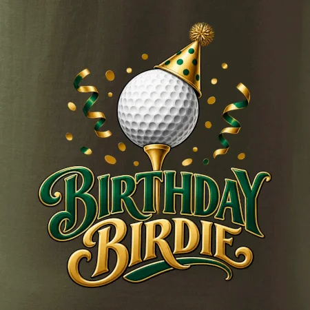 Narozeninové birdie s golfovým míčkem