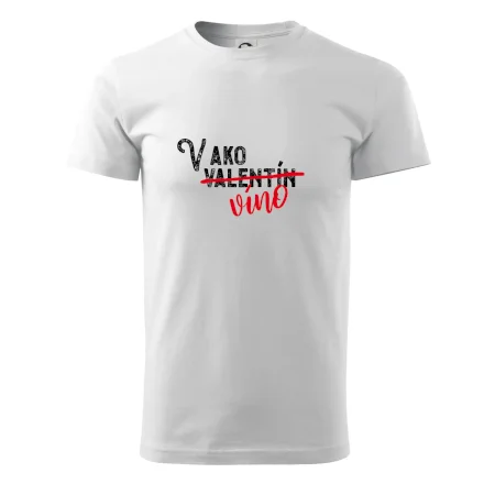 V ako Valentín víno