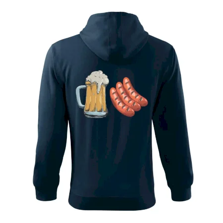 Pivo a klobása