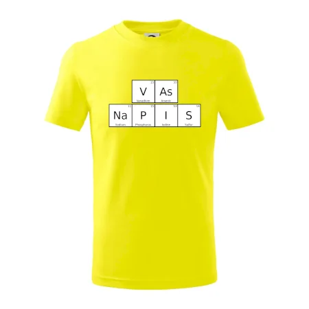 Vlastný nápis - periodická tabuľka