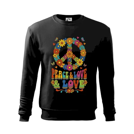 Peace and love - na výšku s květy