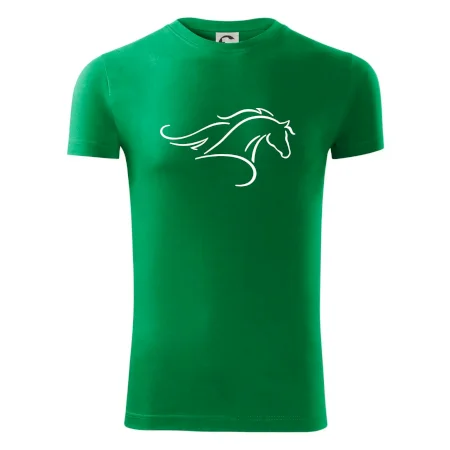 Kôň - bežiaci silueta hlavy