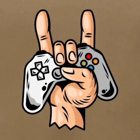 Gamer - gamepad paroháč