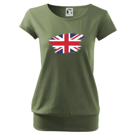 Britská vlajka roztrhaná