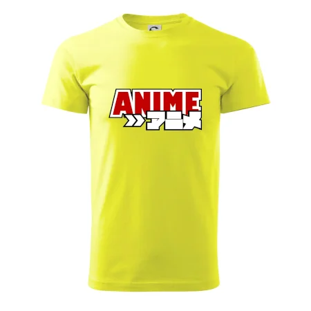 Anime nápis červený