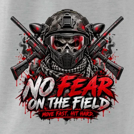 Lebka bojovníka – No Fear paintball