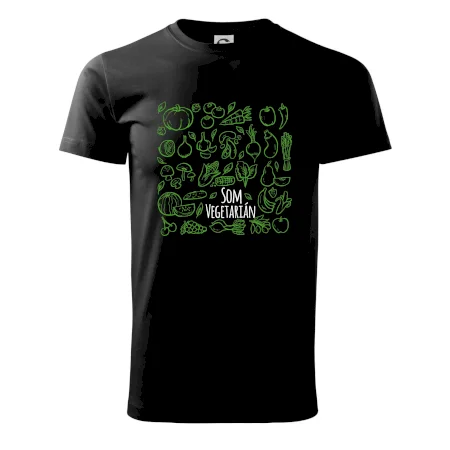 Som vegetarián - zelenina vo štvorci