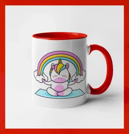 Yoga jednorožec - dúha