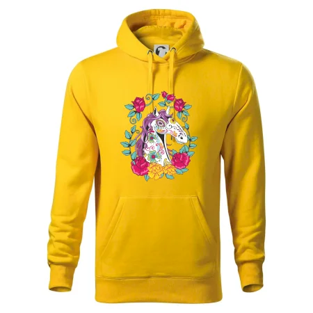 Kôň farebný s kvetinami