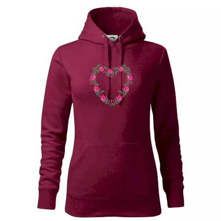 Červené tulipánové srdiečko (Pecka design)