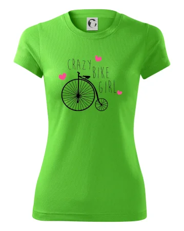 Crazy bike girl