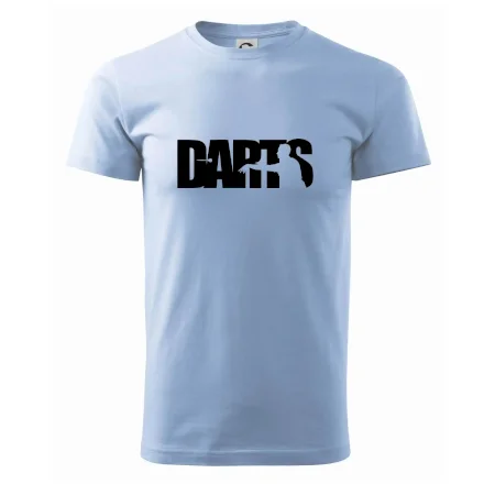 Darts - nápis so šípkarom