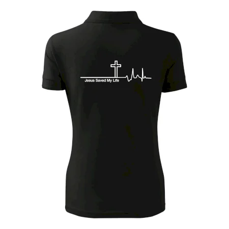 Jesus Saved My Life kríž ekg