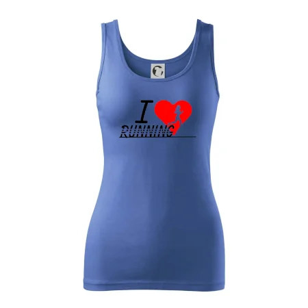 I love running dievča