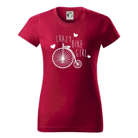 Crazy bike girl