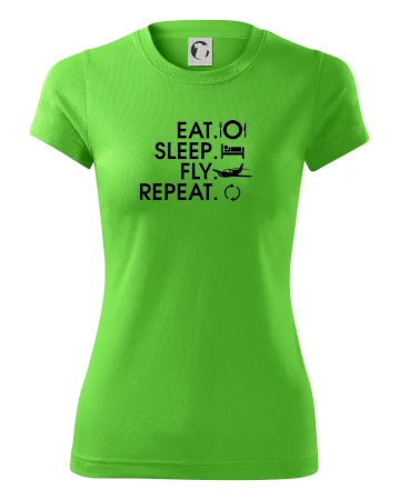 Eat sleep fly repeat