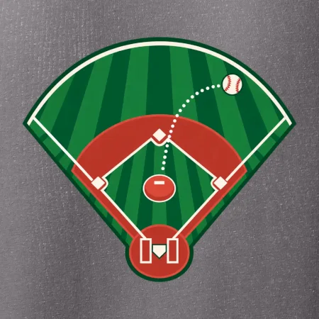 Baseballové hřiště z ptačí perspektivy