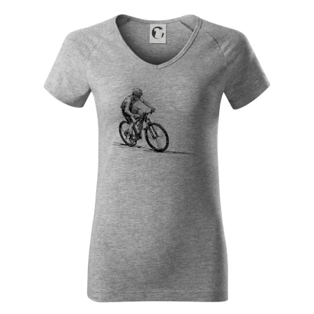 MTB kreslený cyklista