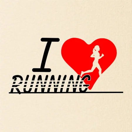 I love running dievča