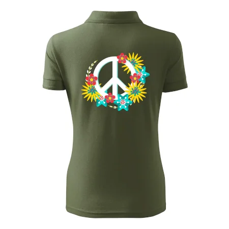 Peace symbol abstraktný