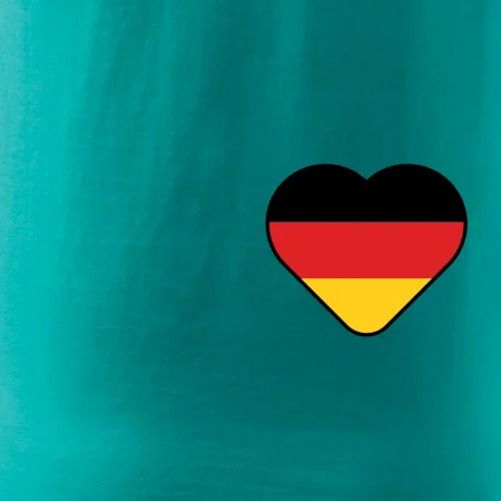 Germany love prso - Nemecká vlajka