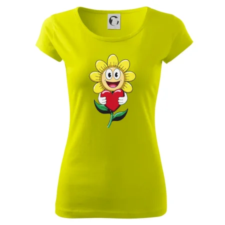 Parové tričko - Včela a kvetina