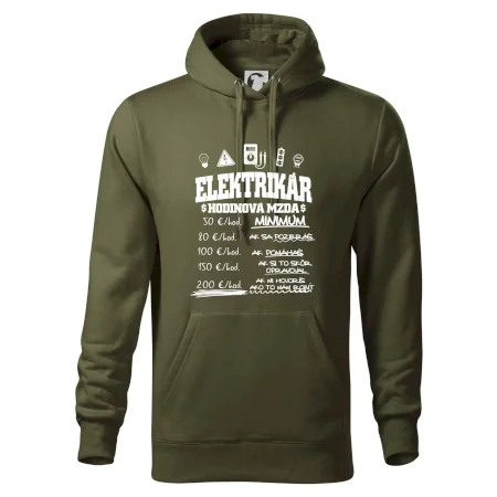 Hodinová mzda elektrikár