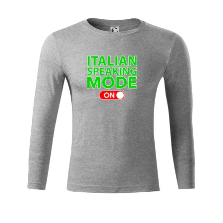 Italian speaking mode - ON