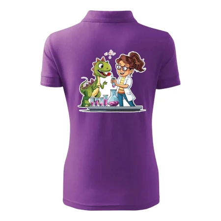 Chemik a dinosaurus - dievča