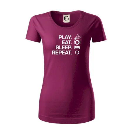 Play Eat Sleep Repeat badminton