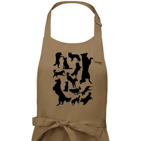 Border kólia siluety