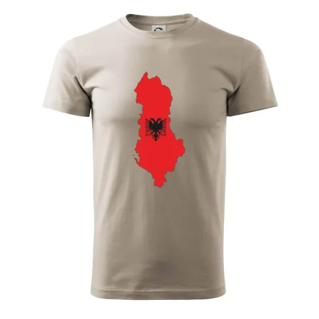 Albánsko mapa a znak