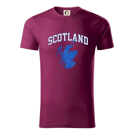 Scotland nápis s mapou