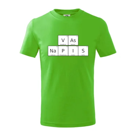 Vlastný nápis - periodická tabuľka