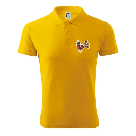 Folklór na prsníku sliepky