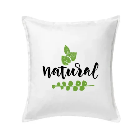 Natural - nápis v listoch