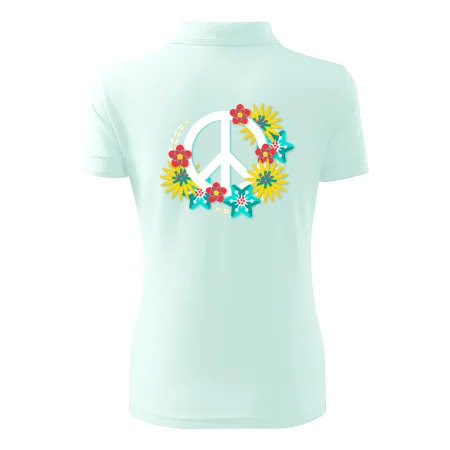 Peace symbol abstraktný