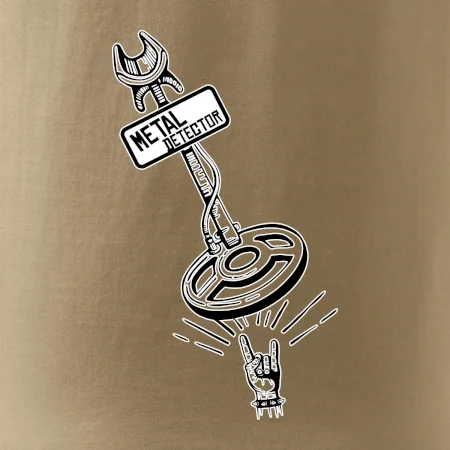 Metal detector rock