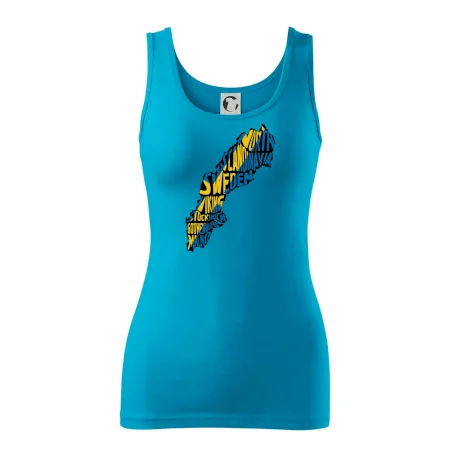 Mapy - názvy miest - Švédsko