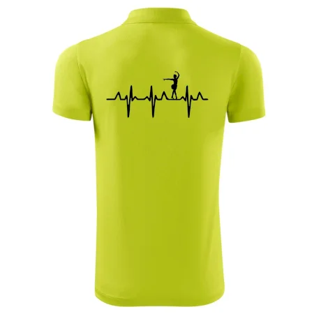 EKG tanečnice salsy