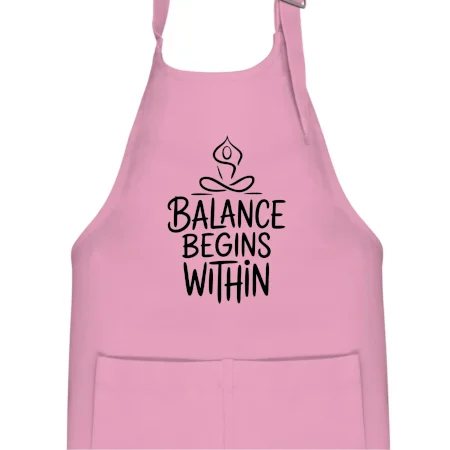 Balance begins within nápis