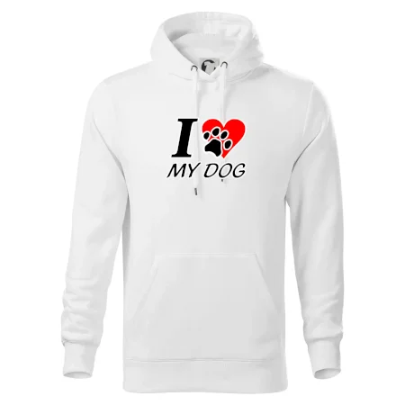 I love my dog - nápis