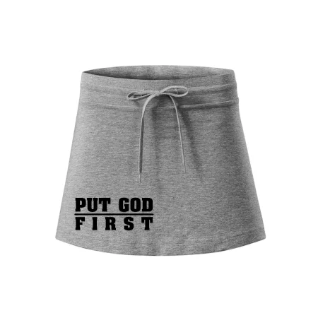 Put God first hrubý nápis