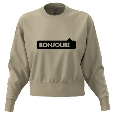 Nápis Bonjour