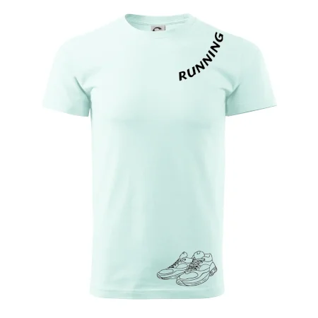 Running nápis šikmo